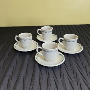 1960s Syracuse China MM-4 USA Teacup Set